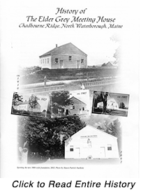 Image: 8 page Meeting House History